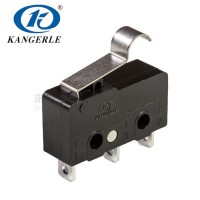 康爾樂(lè)KW12-3A-5A **小家電防水防塵帶柄彎柄開(kāi)關(guān) 三腳行程開(kāi)關(guān) 微動(dòng)限位開(kāi)關(guān)