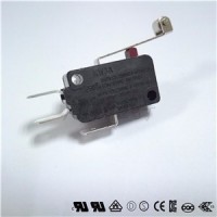 滾輪動臂KW3A空氣凈化器微動行程開關(guān) 認證齊全 16A限位開關(guān) 長壽命耐高溫防塵微動開關(guān)