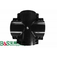 現(xiàn)貨供應(yīng)PE鋼絲網(wǎng)塑料復(fù)合管四通哈夫節(jié)  快速接頭