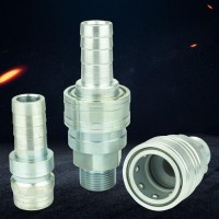 諾冠QKD-T氣動(dòng)快速接頭 DN25開放式直通快速接頭大流量鋁廠專用配件氣動(dòng)接頭