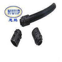 塑料波紋管快速接頭 同一種波紋管對應(yīng)多種螺紋  抗拉拽