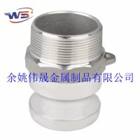 供應(yīng)偉晟1/2-4寸A型鋁合金快速接頭,螺紋水管接頭