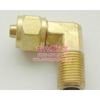 發(fā)那科快速接頭F135-3，法拉克慢走絲配件銅彎頭1/8T*