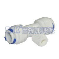 K6064快速接頭 T型外螺文三通 純水機水管接頭 食品級材