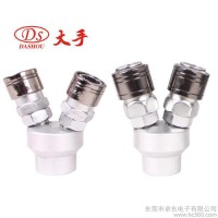 臺灣大手快速接頭氣管接頭/氣動(dòng)接頭/氣管接頭/二通接頭/三通接頭