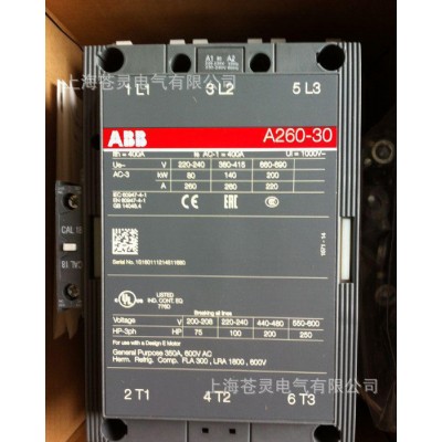 ABB接觸器  A260-30-11   一級(jí)代理