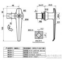 供應(yīng)MS304配電箱鎖/配電柜鎖/配電柜門鎖 長柄鎖