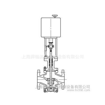 不銹鋼法蘭連接散熱型電動套筒調(diào)節(jié)