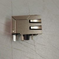 供應(yīng)興伸展電子RJ45插座/網(wǎng)口/連接器/插口扁針產(chǎn)品10P8C/鍍金15u