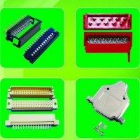 供應D-SUB鋅合金外殼 直出線 T型 揚展科技 連接器 排針 排母