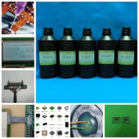 翼馬牌UV1919 UV膠用于PE PVC TPU 鐵氟龍電子排線 連接器 USB數(shù)據(jù)線 VGA的補強披覆密封保護