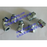 護(hù)線軟管接頭,鋅合金接頭，端式箱接頭,四川穿線軟管接頭，電纜保護(hù)軟管接頭廠家，金屬軟管連接器，防水配線箱接頭