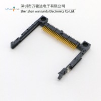 板上CF卡座連接器 廣告機(jī)讀卡器插口 50PIN卡座 加長(zhǎng)CF卡槽