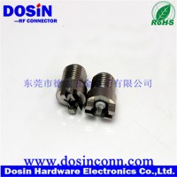 供應(yīng)全銅F母頭 有線(xiàn)電視連接器F頭 卡板式F連接器
