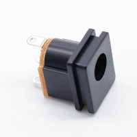 紐系DC-015 2.1 DC插座 高品質卡式180度 三腳立式5521 5525連接器