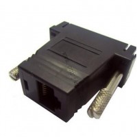 供應興伸展電子8P8CRJ45F轉D-SUB15轉接頭/RS232串口轉RJ45RJ45連接器/網絡插座/網絡接口母座