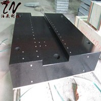 大理石機床構(gòu)件、大理石機床件按圖紙加工開槽鑲套