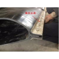 膠條一體式刮板除鐵器皮帶   不銹鋼刮板除鐵器皮帶