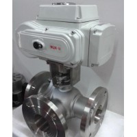 法蘭電動(dòng)三通球閥 Q942F電動(dòng)球閥