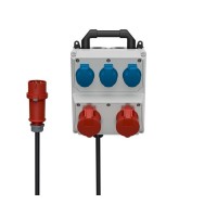 德國Mennekes 930025三模帶電纜插頭工業(yè)組合插座箱