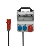 德國Mennekes 920035雙模帶電纜插頭工業(yè)組合插座箱